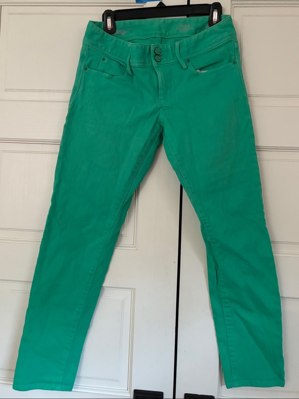 Lilly Pulitzer Vintage 2000s Y2K Teal Green Skinny Jeans